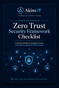 Zero Trust Security Framework Checklist